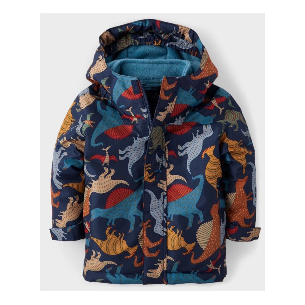 The Children’s Place Boys Dinosaur 3 in 1 Winter Jacket Size 5T